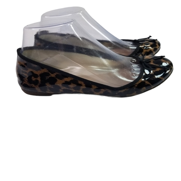 J Crew Italian Animal print ballet flats 7 made Italy - Picture 9 of 9